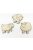 Natúr fa - Legelő bárányok 3db/csomag