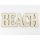 Natúr fa- "Beach" felirat 6x16cm