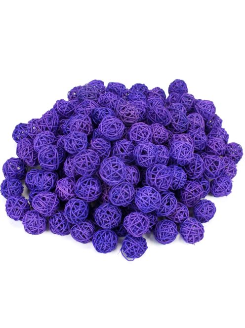 Vessző gömb lila 3cm 150db/csomag
