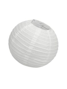 Papír lampion fehér 25cm