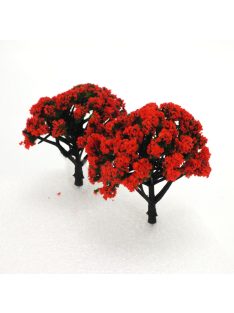 Piros virágfa 8cm 2db/csomag