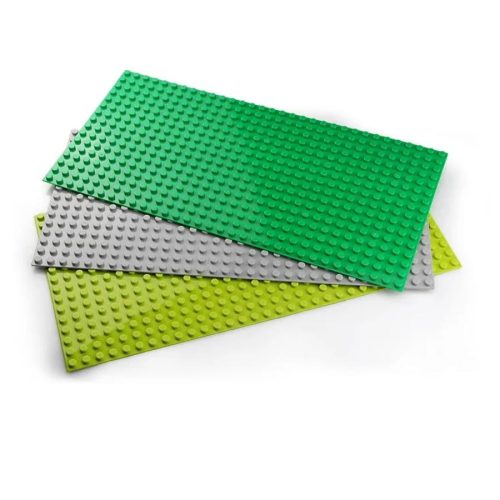 WANGE® 902 | építőjáték alaplap nagy méretű kockákhoz - 100% kompatibilis minden más kedvelt márka nagy méretű kockáival | 32x16 bütyök - Több színben - limezöld