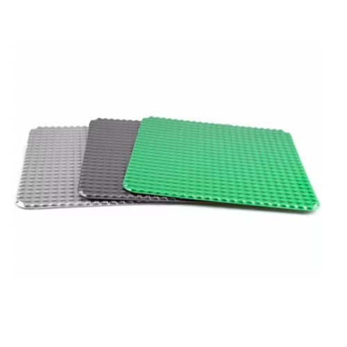 WANGE® 904 | építőjáték alaplap nagy méretű kockákhoz - 100% kompatibilis minden más kedvelt márka nagy méretű kockáival | 24x24 bütyök - Több színben - fehér