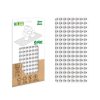 BiOBUDDi® BB-0017 | építőjáték alaplap nagy méretű kockákhoz - 100% kompatibilis minden más kedvelt márka nagy méretű kockáival | 8x16 bütyök fehér