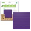 BiOBUDDi® BB-0095 | építőjáték alaplap - 100% kompatibilis minden más kedvelt márkával | 32x32 bütyök lila