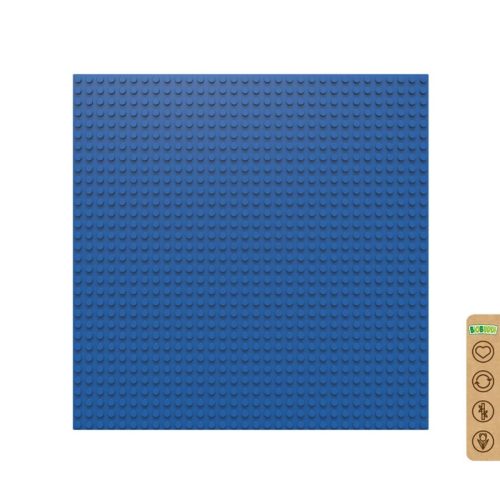 BiOBUDDi® BB-0095 | építőjáték alaplap - 100% kompatibilis minden más kedvelt márkával | 32x32 bütyök sötétkék