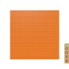 BiOBUDDi® BB-0095 | építőjáték alaplap - 100% kompatibilis minden más kedvelt márkával | 32x32 bütyök narancssárga