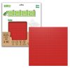 BiOBUDDi® BB-0095 | építőjáték alaplap - 100% kompatibilis minden más kedvelt márkával | 32x32 bütyök vörös