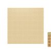 BiOBUDDi® BB-0095 | építőjáték alaplap - 100% kompatibilis minden más kedvelt márkával | 32x32 bütyök bézs