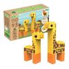 BiOBUDDi® BB-0103 | bio építőjáték | Sztyeppe - 2 az 1-ben zsiráf vagy jávorszarvas - 100% kompatibilis minden más kedvelt márkával