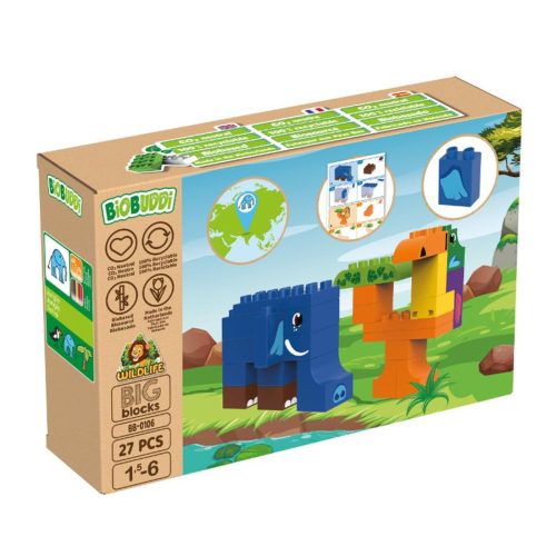 BiOBUDDi® BB-0106 | bio építőjáték | Dzsungel - 100% kompatibilis minden más kedvelt márkával