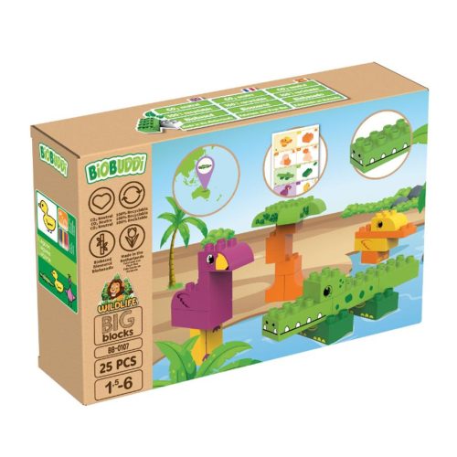 BiOBUDDi® BB-0107 | bio építőjáték | Lagúna - 100% kompatibilis minden más kedvelt márkával
