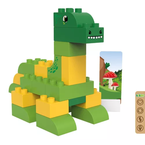 BiOBUDDi BB-0185 | bio építőjáték | Brontosaurus - 100% kompatibilis minden más kedvelt márkával