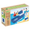 BiOBUDDi® BB-0250 | bio építőjáték | Rendőrhajó - 100% kompatibilis minden más kedvelt márkával