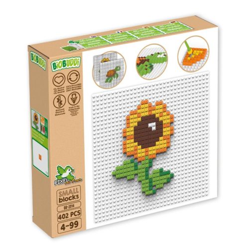 BiOBUDDi® BB-2014 | bio mozaik építőjáték készlet | Napraforgó vagy teknős