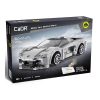 CaDA® C51071W - Távirányítós Lotus Evija versenyautó építőjáték - 100% kompatibilis minden más kedvelt márkával