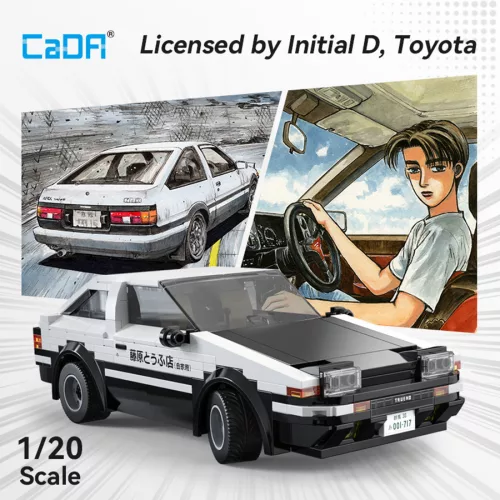 CaDA C51086W – Távirányítós Toyota AE86 Trueno sportkocsi - 100% kompatibilis minden más kedvelt márkával