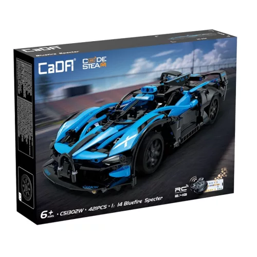 CaDA C51302W – Távirányítós Bluefire Specter sportkocsi – 100% technic-kompatibilis építőjáték