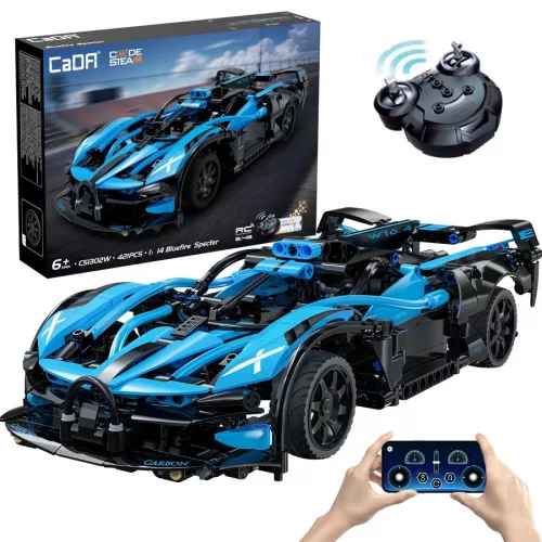 CaDA C51302W – Távirányítós Bluefire Specter sportkocsi – 100% technic-kompatibilis építőjáték