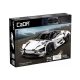 CaDA® C51305W - Távirányítós Storm sportautó - 100% technic-kompatibilis építőjáték