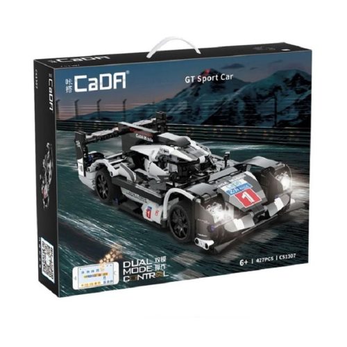 CaDA® C51307W - Távirányítós GT Supercar - 100% technic-kompatibilis építőjáték
