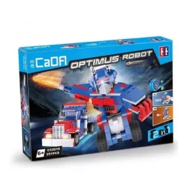   CaDA C52019W - Transformers - Optimus 2 az 1-ben építőjáték - 100% kompatibilis minden más kedvelt márkával