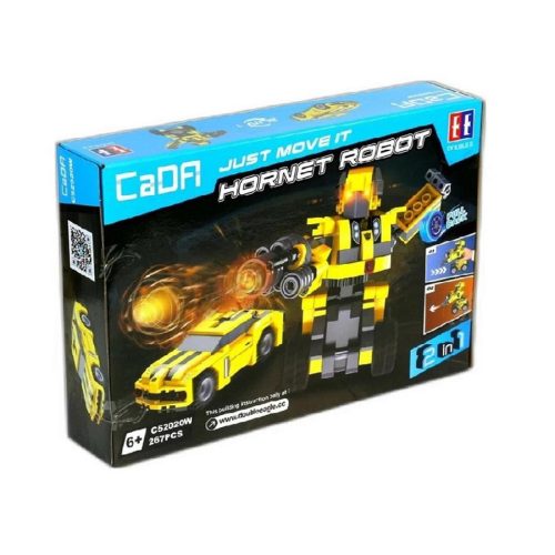 CaDA C52020W - Transformers - Űrdongó 2 az 1-ben építőjáték - 100% kompatibilis minden más kedvelt márkával