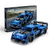 CaDA C52023W - Shadow  kék sportkocsi - 100% technic-kompatibilis építőjáték