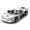 CaDA® C52026W - Apocalypse fehér sportkocsi - 100% technic-kompatibilis építőjáték