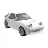 CaDA C55016W - Initial-D Mazda RX7-FC3S sportautó építőjáték - 100% kompatibilis minden más kedvelt márkával