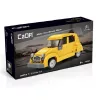 CaDA C55021W - Citroen 2CV - kacsa építőjáték - 100% kompatibilis minden más kedvelt márkával