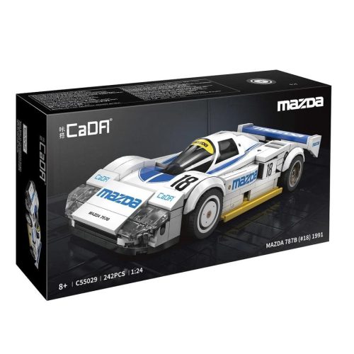 CaDA® C55029W - Mazda 787B versenyautó építőjáték - 100% kompatibilis minden más kedvelt márkával