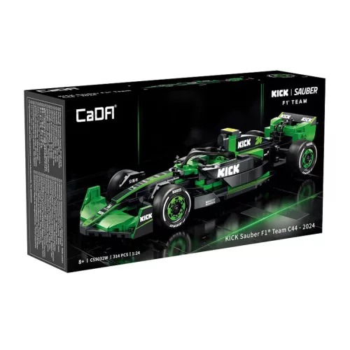 CaDA C55032W – Kick Sauber F1 Team versenyautó - 100% kompatibilis minden más kedvelt márkával
