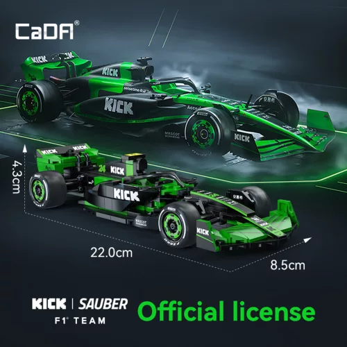 CaDA C55032W – Kick Sauber F1 Team versenyautó - 100% kompatibilis minden más kedvelt márkával