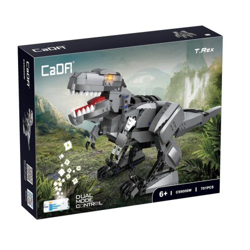 CaDA C59006W - Távirányítós Sétáló T-Rex - 100% technic-kompatibilis építőjáték