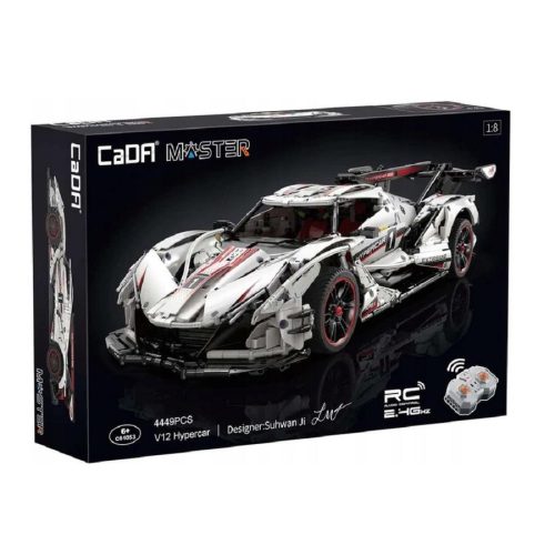 CaDA® C61053W - Távirányítós Helios Supercar - 100% technic-kompatibilis építőjáték