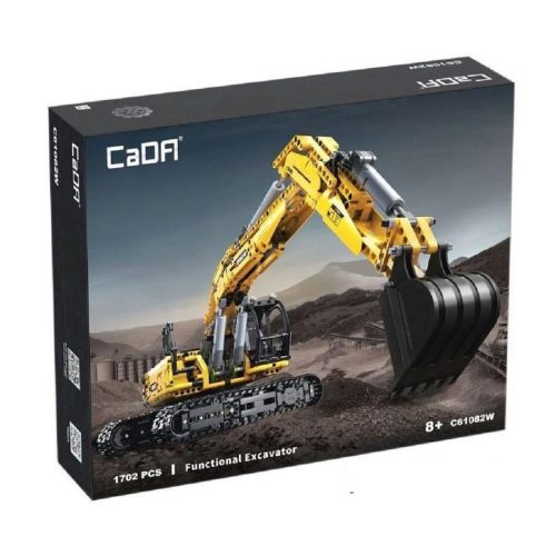 CaDA® C61082W - Kotrógép - Exkavátor - 100% technic-kompatibilis építőjáték