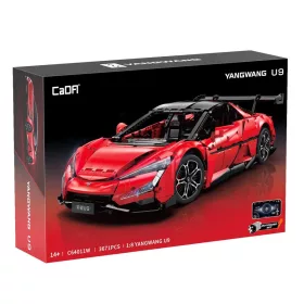   CaDA C64011W – BYD YangWang U9 szuperautó – 100% technic-kompatibilis építőjáték