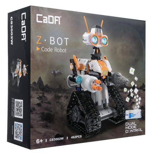 CaDA® C83002W - Távirányítós Z-BOT Kódoló Robot - 100% technic-kompatibilis építőjáték
