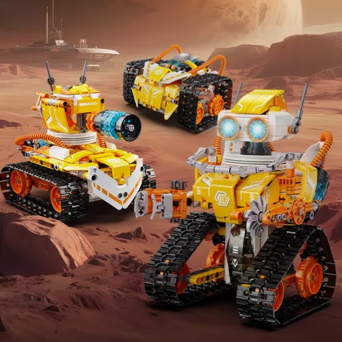 CaDA C83003W - Távirányítós 3 az 1-ben W-BOT Kódoló Robot - 100% technic-kompatibilis építőjáték