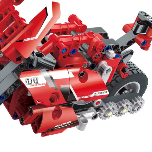 COGO 5809 2 az 1-ben Motorbiciklik - 100% technic-kompatibilis építőjáték