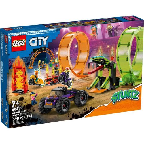 LEGO® City 60339 Kaszkadőr aréna dupla hurokkal