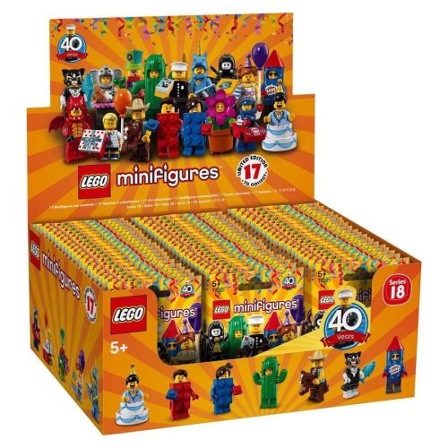 LEGO® Minifigurák 71021 - 18. széria: Buli van! - Teljes 60 db-os doboz