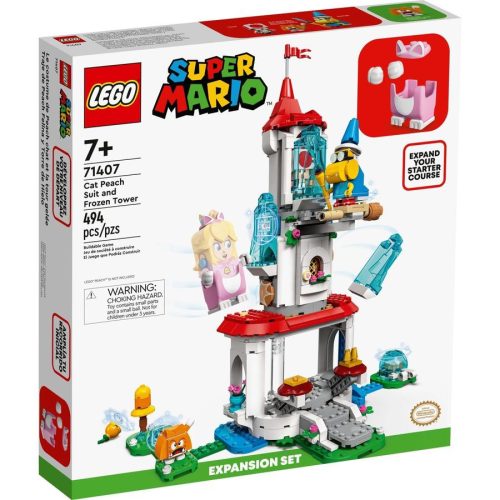 LEGO Super Mario 71407 Peach macskajelmez és befagyott torony kiegészítő szett