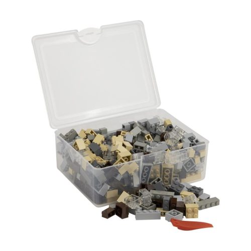 Q-BRiCKS® | 300 db-os vegyes, 100% kompatibilis építőkocka készlet anyag színekben (alapkockák)