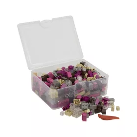   Q-BRiCKS | 300 db-os vegyes, 100% kompatibilis építőkocka készlet különleges színekben