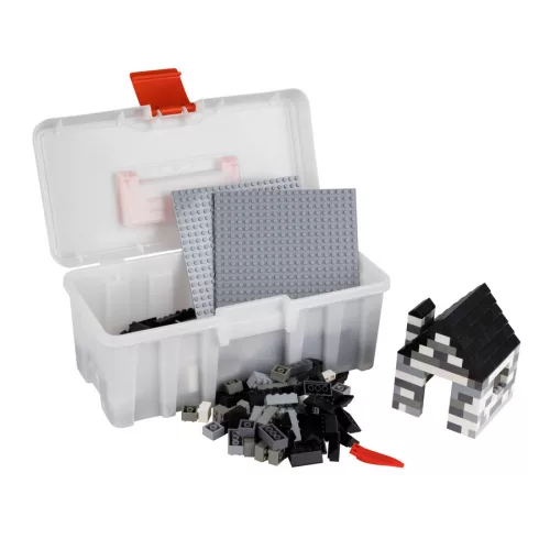 Q-BRiCKS | 400 db-os, 100% kompatibilis építőkocka készlet | házikó