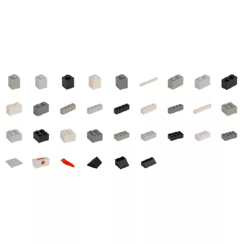 Q-BRiCKS | 400 db-os, 100% kompatibilis építőkocka készlet | házikó
