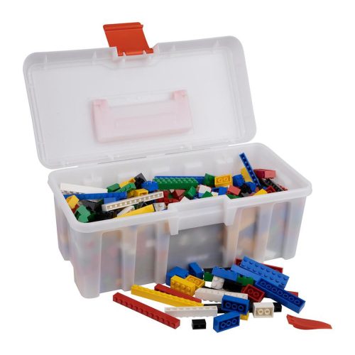 Q-BRiCKS® | 650 db-os vegyes, 100% kompatibilis építőkocka készlet | alap színekben (alapkockák)