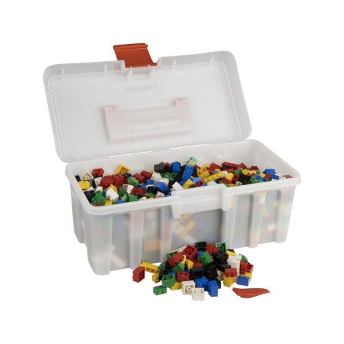 Q-BRiCKS® | 750 db-os vegyes, 100% kompatibilis építőkocka készlet alapszínekben (alapkockák)